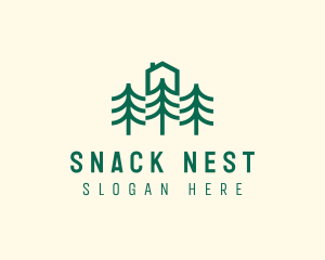 Simple Tree House Camp logo design