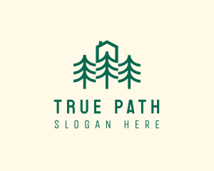 Simple Tree House Camp logo design