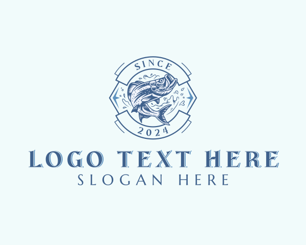 Seafood logo example 4