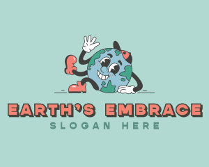 Eco Planet Earth logo design