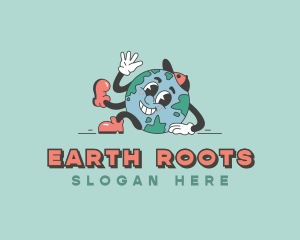 Eco Planet Earth logo design