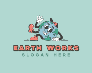 Eco Planet Earth logo design