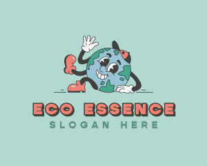 Eco Planet Earth logo design