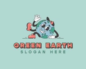 Eco Planet Earth logo design