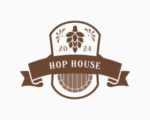 Artichoke Beer Keg Bar logo design