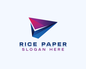 Courier Shipping Plane logo design