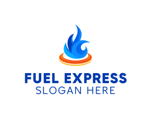 Industrial Fuel Flame logo