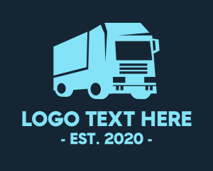 Transportation - Cargo Trailer Transportation logo design