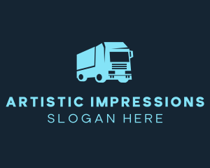 Cargo Trailer Transportation logo design