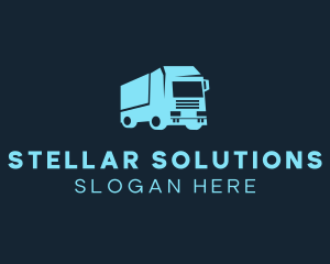 Cargo Trailer Transportation logo design