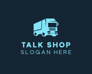 Cargo Trailer Transportation logo design