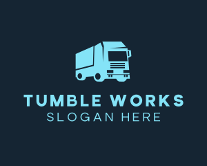 Cargo Trailer Transportation logo design