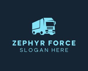 Cargo Trailer Transportation logo design