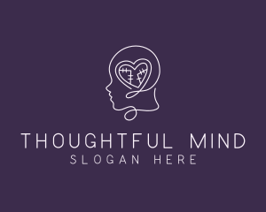 Brain Mental Health Psychiatrist logo design