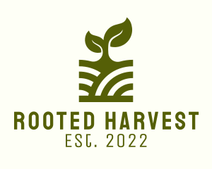 Herbal Plant Farming  logo design