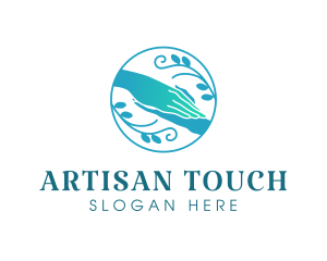 Hand Touch Spa logo design