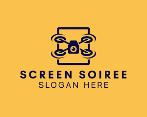 Drone Square Film logo design