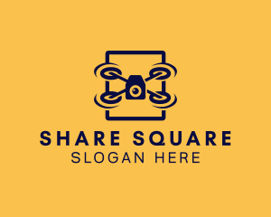 Drone Square Film logo design