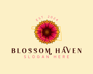 Blanket Flower Oklahoma logo design