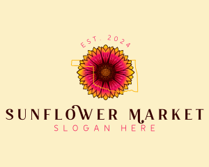 Blanket Flower Oklahoma logo design