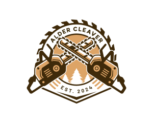 Sawmill Woodcutter Chainsaw logo