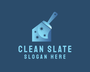 Broom Home Cleaning logo design