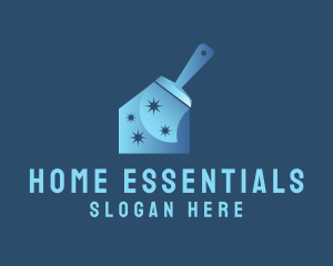 Broom Home Cleaning logo design