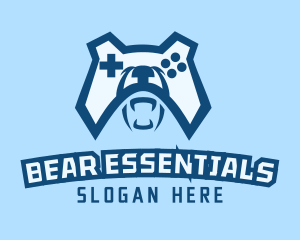 Bear Controller Gaming Avatar logo
