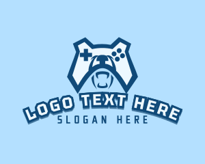 Bear Controller Gaming Avatar logo