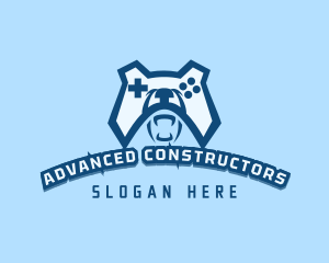 Bear Controller Gaming Avatar logo design