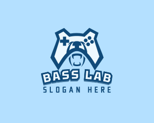 Bear Controller Gaming Avatar logo design