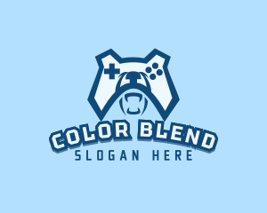 Bear Controller Gaming Avatar logo design