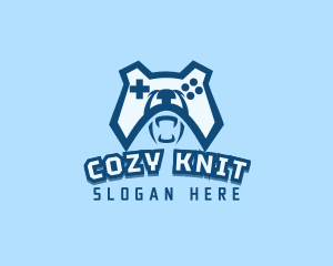 Bear Controller Gaming Avatar logo design