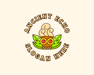 Ancient Mayan Cafe  logo design