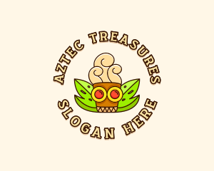 Ancient Mayan Cafe  logo design