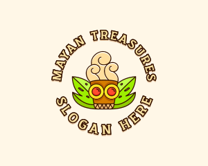 Ancient Mayan Cafe  logo design