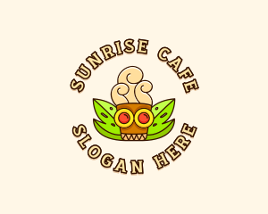 Ancient Mayan Cafe  logo design