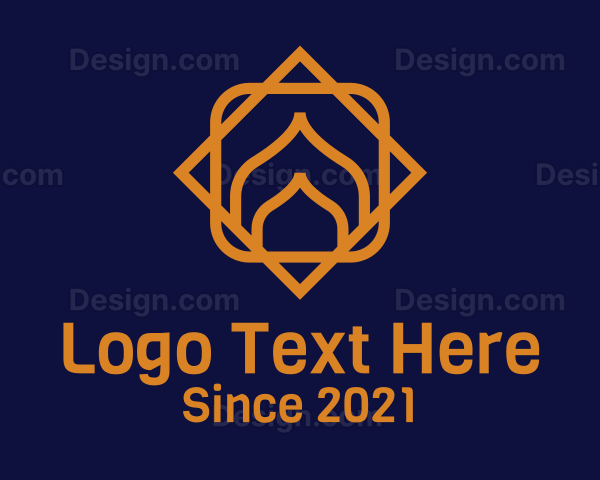 Arabian Dome Tile Pattern Logo