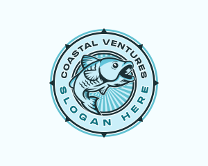 Fish Seafood Market Restaurant logo design