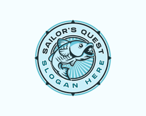 Fish Seafood Market Restaurant logo design