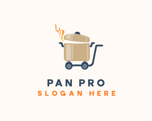 Hot Food Cart logo design