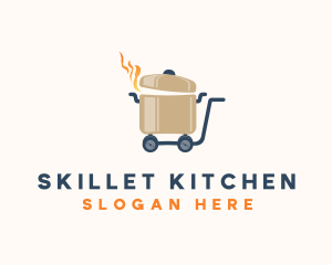 Hot Food Cart logo design