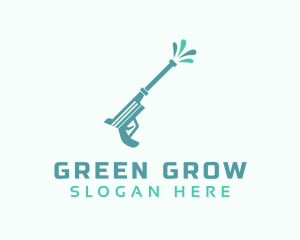 Green Pressure Washing logo design