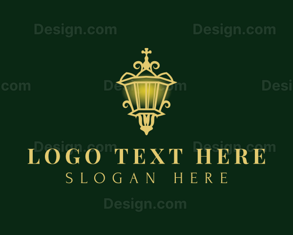 Lamp Light Lantern Logo