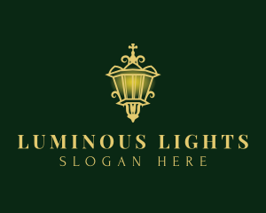 Lamp Light Lantern logo design