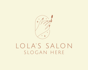 Cosmetic Nail Salon logo design