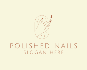 Cosmetic Nail Salon logo design