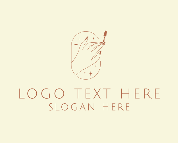 Fingernail logo example 4