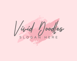 Beauty Makeup Wordmark logo design