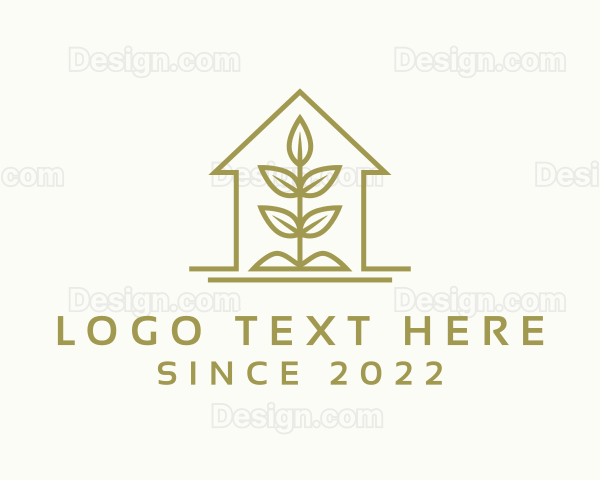 Gardener House Plant Logo